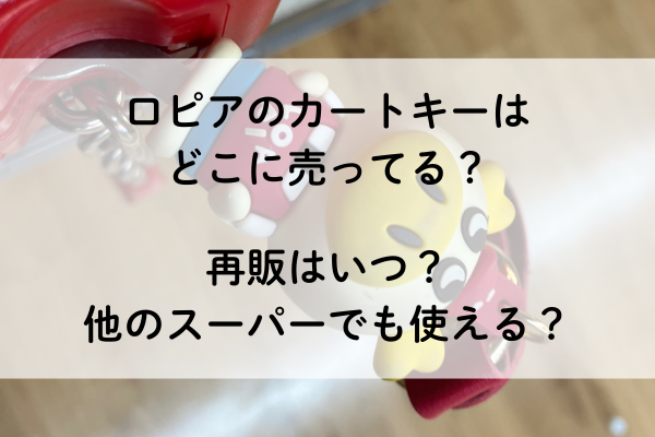 ロピア カート キー どこに 売っ てる
